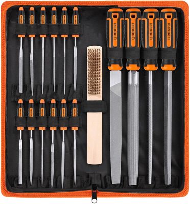 REXBETI 25-Piece Metal File Set